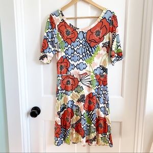 Salaam Floral Scoopneck Dress